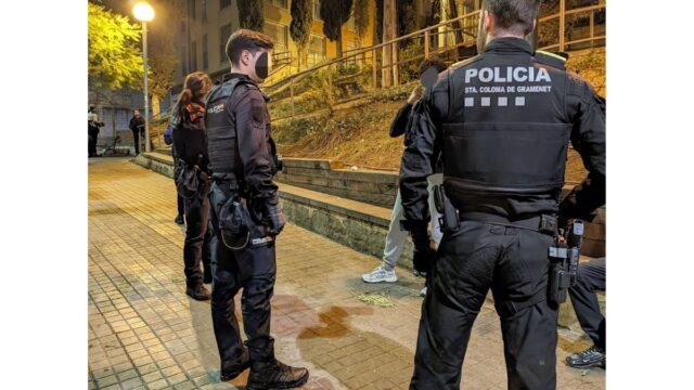 Policia de Santa Coloma de Gramenet.