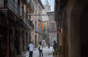 La borrasca Ingrid deixa una nevada abundant per sobre dels 600 metres arreu de Catalunya