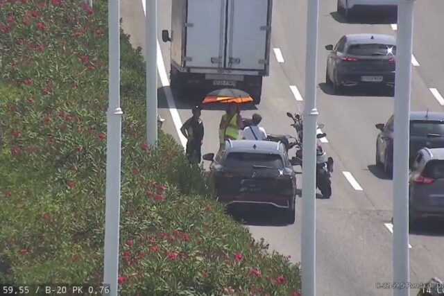 Retencions a la B-20/C-32 del Prat de Llobregat a l'Hospitalet de Llobregat en sentit Trinitat a causa d'un accident